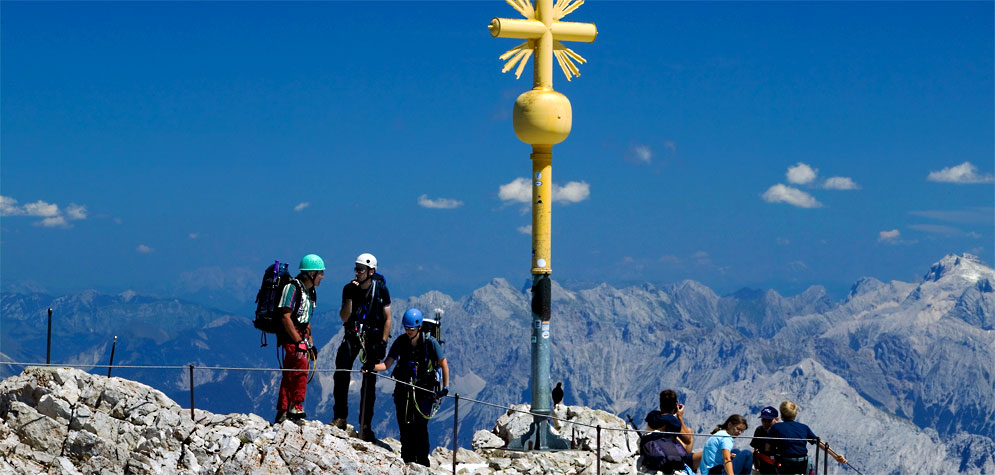 Klettern in Bayern - Sommerurlaub in Garmischpartenkirchen